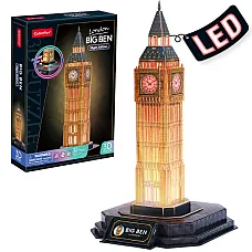 3D Puzzle “Big Ben” cu iluminare LE..