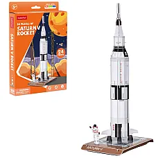 3D puzzle „Racheta Saturn V”, 24 el..