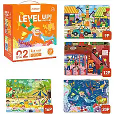 Серия пазлов “Сцены из жизни” 4 в 1..