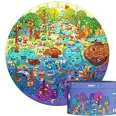 Puzzle rotund “O zi în pădure”, 150..