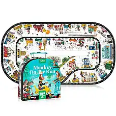 Puzzle în valiză „Maratonul maimuțe..