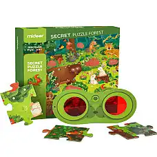 Puzzle cu taine „Pădurea”, 35 elem...