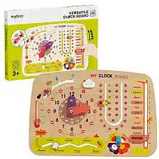 Бизиборд  8 в 1 “Календарь с часами..