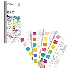 Cartea de colorat cu acuarele inclu..