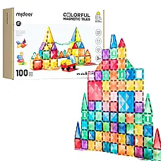 Set multicolor de construcție magne..
