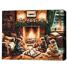 Pictură pe numere 40*50 cm (în cuti..