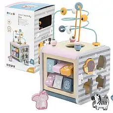 Деревянный бизикуб 