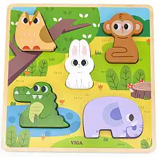 Тактильный пазл - вкладыш 