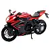 Motociclete metalice de colecție  1:18 Welly , 8 modele