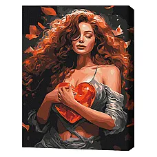 Pictură pe numere 40*50 cm (în cuti..