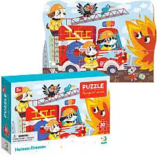 Puzzle „Eroii Pompieri”, seria Tran..
