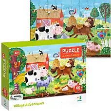 Puzzle „Aventurile în sat”, seria A..