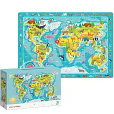 Puzzle „Lumea animalelor”, seria Pu..