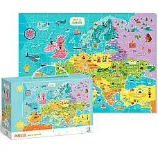 Puzzle „Harta Europei, 100 elem...