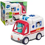 Masinuta „Ambulanta” cu efecte luminoase și s..