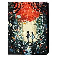 Pictură pe numere 40*50 cm (în cuti..