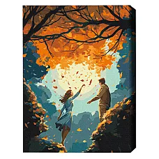 Pictură pe numere 40*50 cm (în cuti..