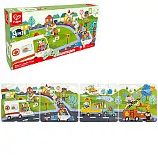 Набор пазлов 4 в 1 «Спасательная оп..