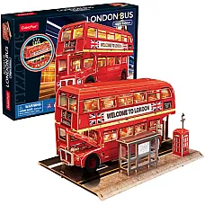 3D puzzle “Autobuz londonez cu 2 et..