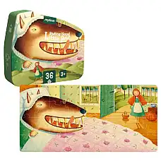 Puzzle cu basme ilustrate „Scufița ..