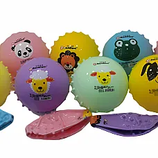Minge din PVC 13 cm, multicoloră..