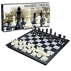 Joc de masă „Șah magnetic alb-negru..