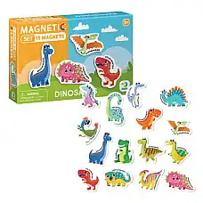 Joc magnetic „Dinozauri”, 15 elem...