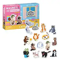Joc magnetic „Pisici”, 15 elem...
