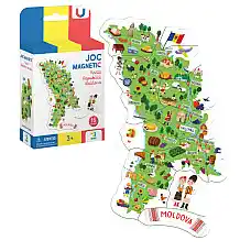 Joc magnetic educativ „Harta Moldov..