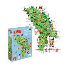 Joc magnetic educativ „Harta Moldov..