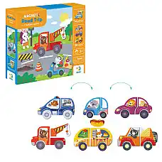 Joc magnetic  „Aventuri pe drum”, 1..
