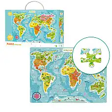 Puzzle „Harta Lumei”, 100 el...