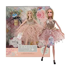 Păpușa Emily „Seria fină cu flori”..