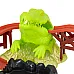 Set de joacă „Pistă cu crocodil și mașinuță schimbătoare de culoare”
