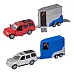 Set de joacă „Teamsterz Mașină 4×4 și remorcă pentru cai”, (as.)