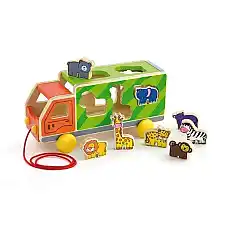 Каталка-сортер на веревке 