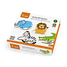 Развивающая игра со шнурком “Дикие ..