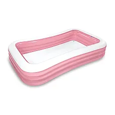 Piscina roz gonflabilă pentru copii..