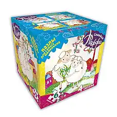 Puzzle 4 in 1 Familia Puffy..