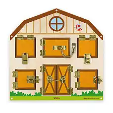 Бизиборд (настенный) – “Открой замо..