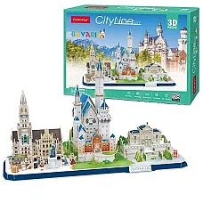 3D puzzle “Atracții turistice în Ba..