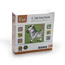 Пазл-кубики “Дикие животные”..