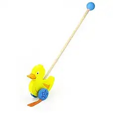 Деревянная каталка “Уточка”..