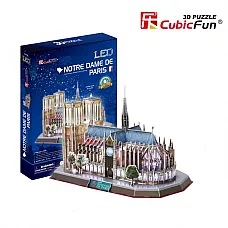 3D Puzzle  „Notre Dame de Paris” cu..