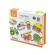 Развивающая игра со шнурком 