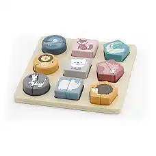 Puzzle-sorter din lemn “Animale săl..