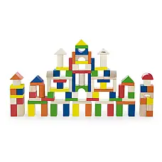 Set de 100 de cuburi culorate din l..
