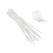 Colier plastic 300*3mm 100 buc. alb..