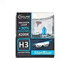 Solar H3 12V 55W PK22s StarBlue 420..