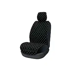 Накидка на сиденье алькантара черна..